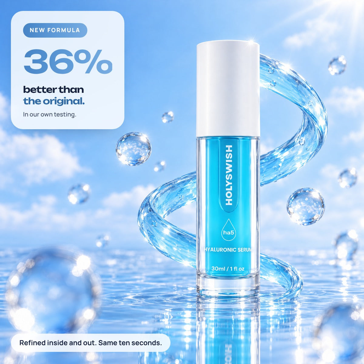 New formula, 36% better than the original